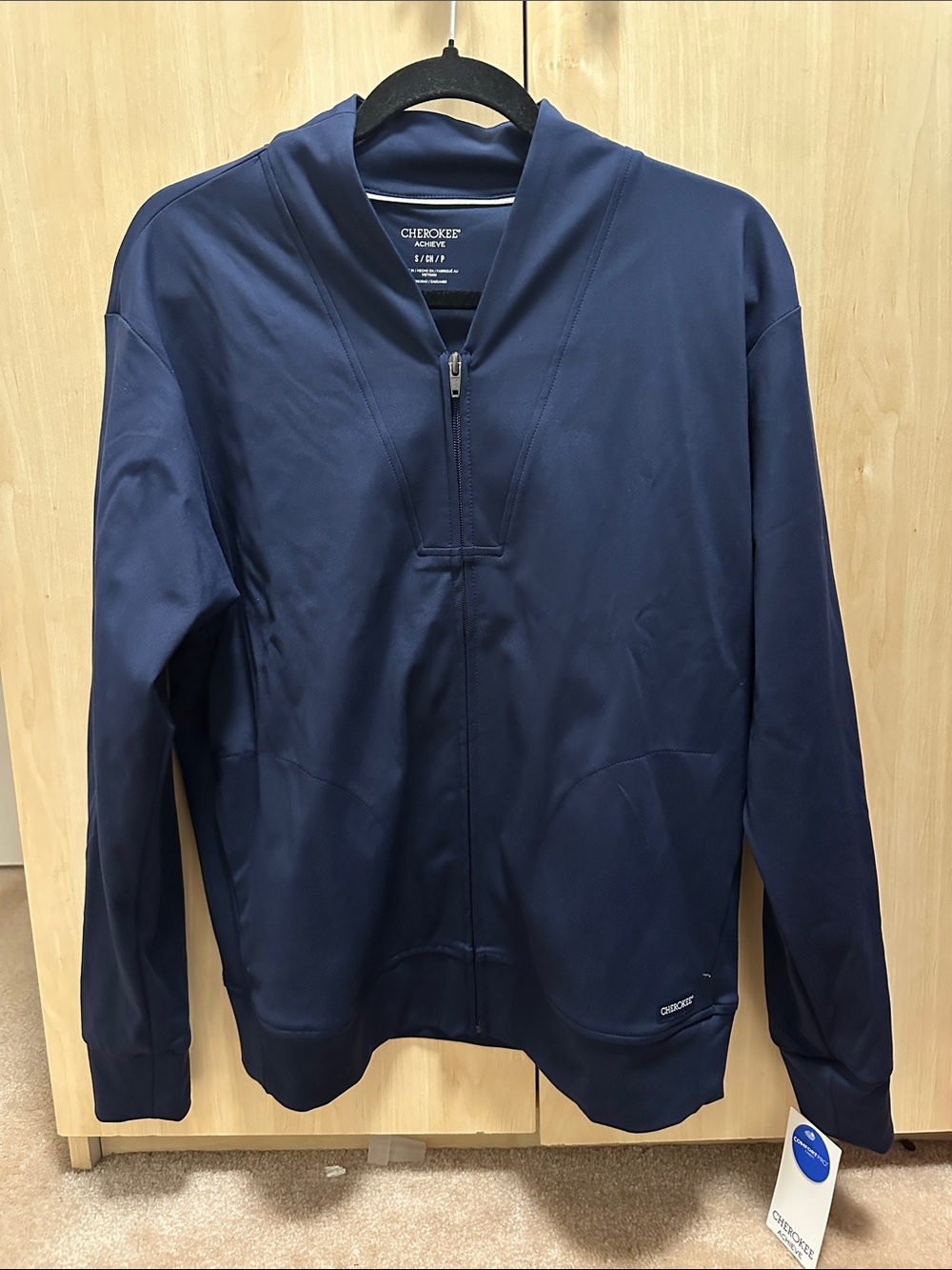 Cherokee Navy Full-Zip Performance Jacket